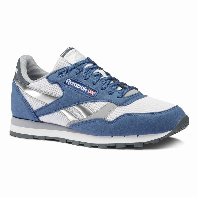 Tenisi Reebok Classic Leather Barbati Albastri/Albi/ Romania UZ1186HG